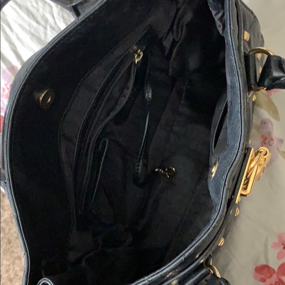 Like new Michael Kors black with gold accents - Picture 2 of 5